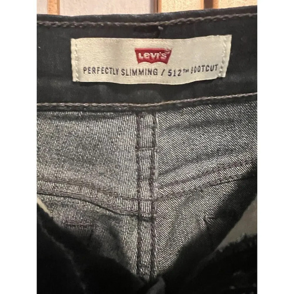 Levis 512 Perfectly Slimming Bootcut Jeans Blue Denim Women’s Size 6 S/C - Picture 4 of 7